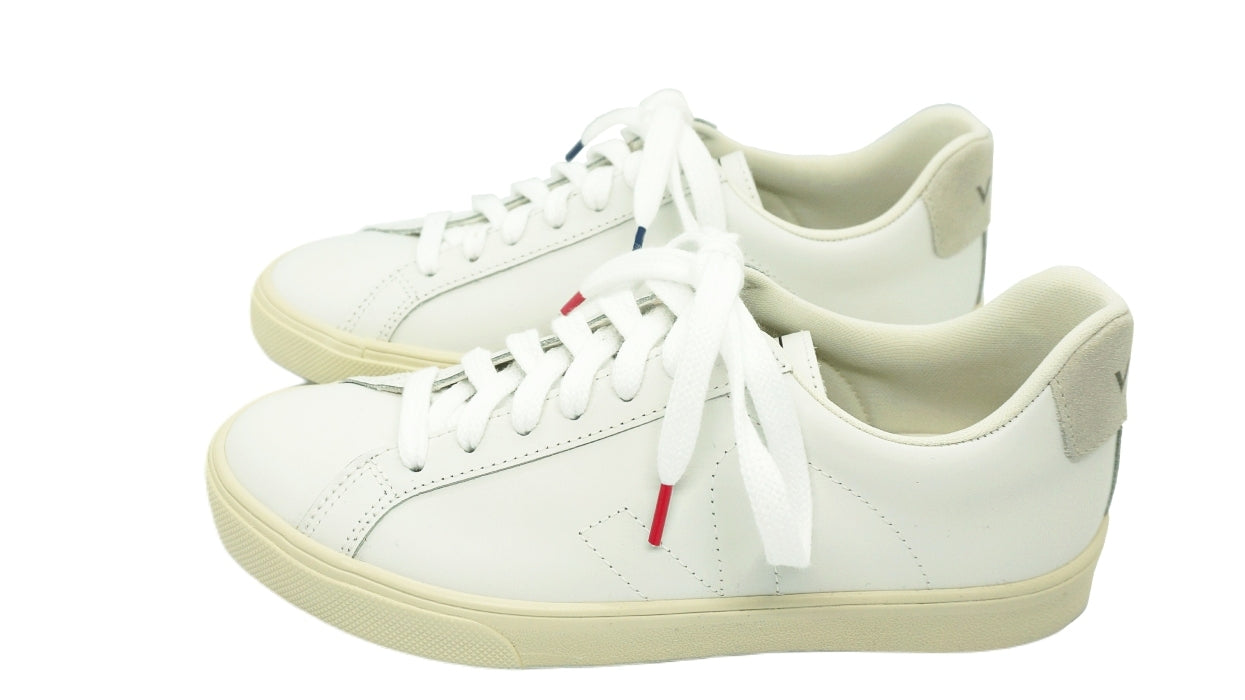 Lacets sneakers coton bio certifié - blanc et bleu nuit - blanc et rouge framboise - Made in France - Unisexe Paire - Face - Petit-détail.com