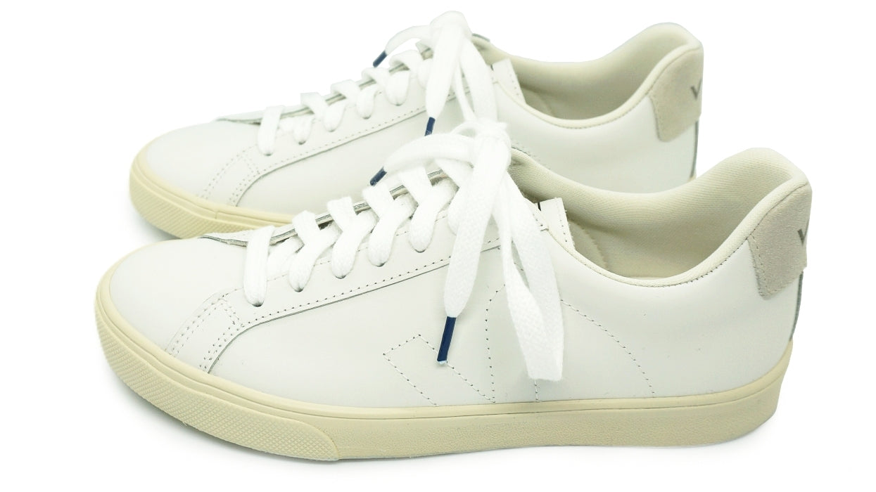 Lacets sneakers coton bio certifié - blanc et bleu nuit - Made in France - Unisexe Paire - Face - Petit-détail.com