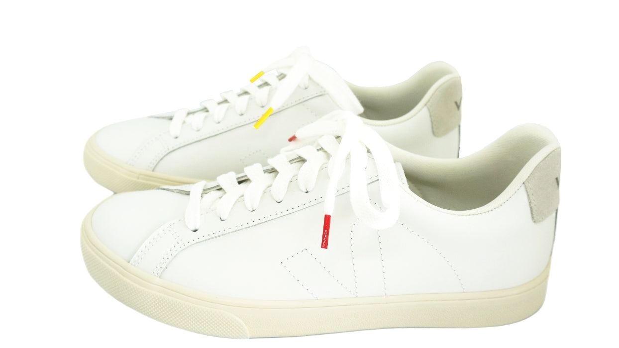 Lacets sneakers coton blanc et jaune et blanc et rouge - Made in France - Unisexe Paire - Face - Petit-détail.com