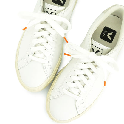 Lacets sneakers coton blanc et orange - Made in France - Unisexe Paire - Dessus - Petit-détail.com