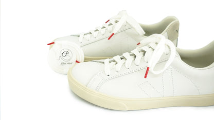 Lacets sneakers coton blanc et rouge et blanc et rouge - Made in France - Unisexe Paire Pack - Face - Petit-détail.com
