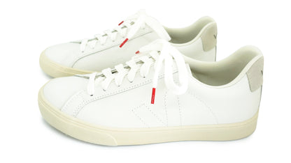 Lacets sneakers coton blanc et rouge - Made in France - Unisexe Paire - Face - Petit-détail.com